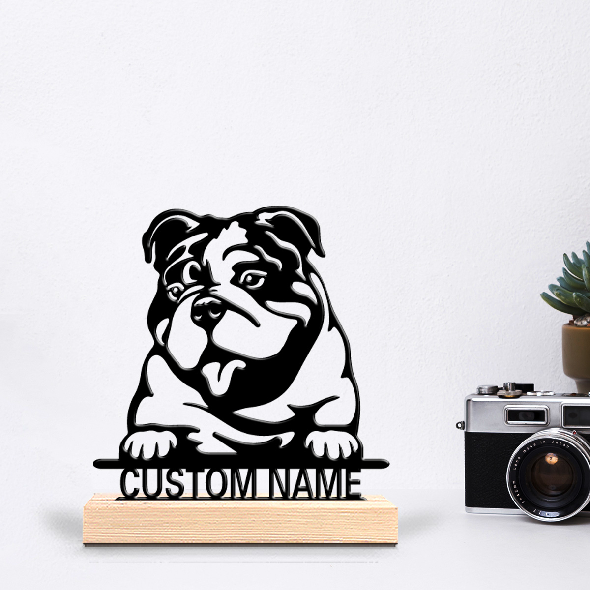 Art Craft Names - 1pc Creative pug Personalized Name Tin