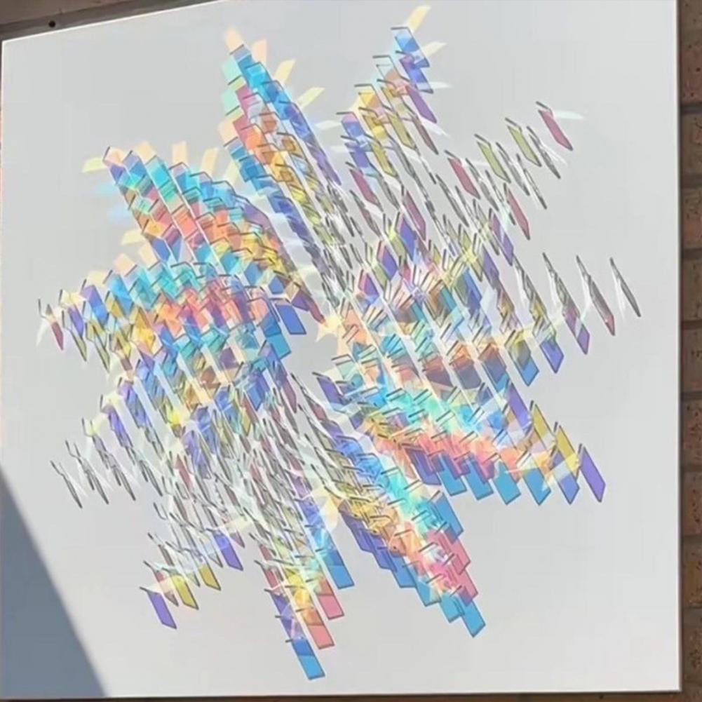 Art Craft Rainbow - Multi-layer Light Art Acrylic Acrylic Squares
