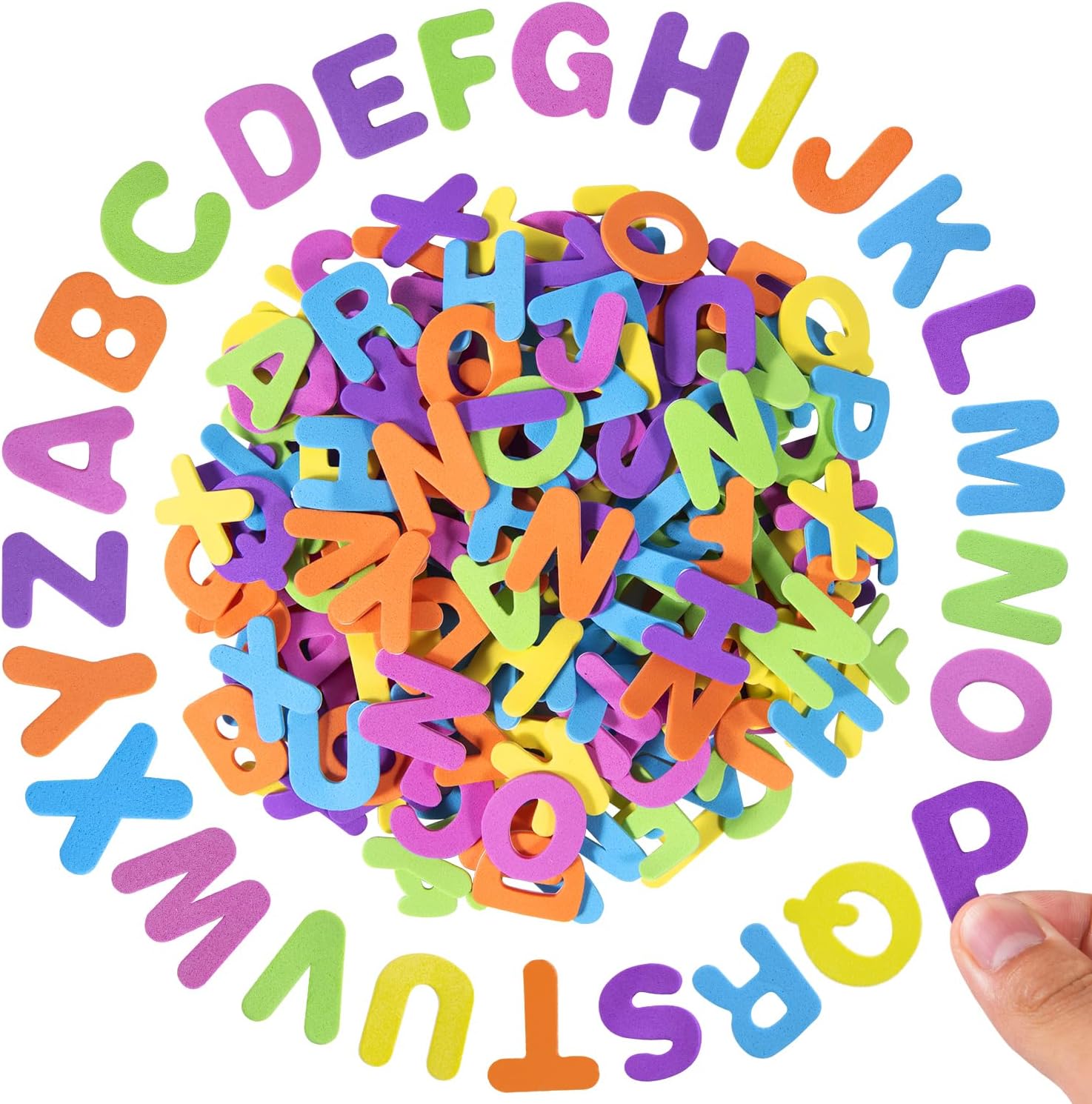 Letter S Art Craft - 156-468pcs Foam Letter Stickers for Crafts