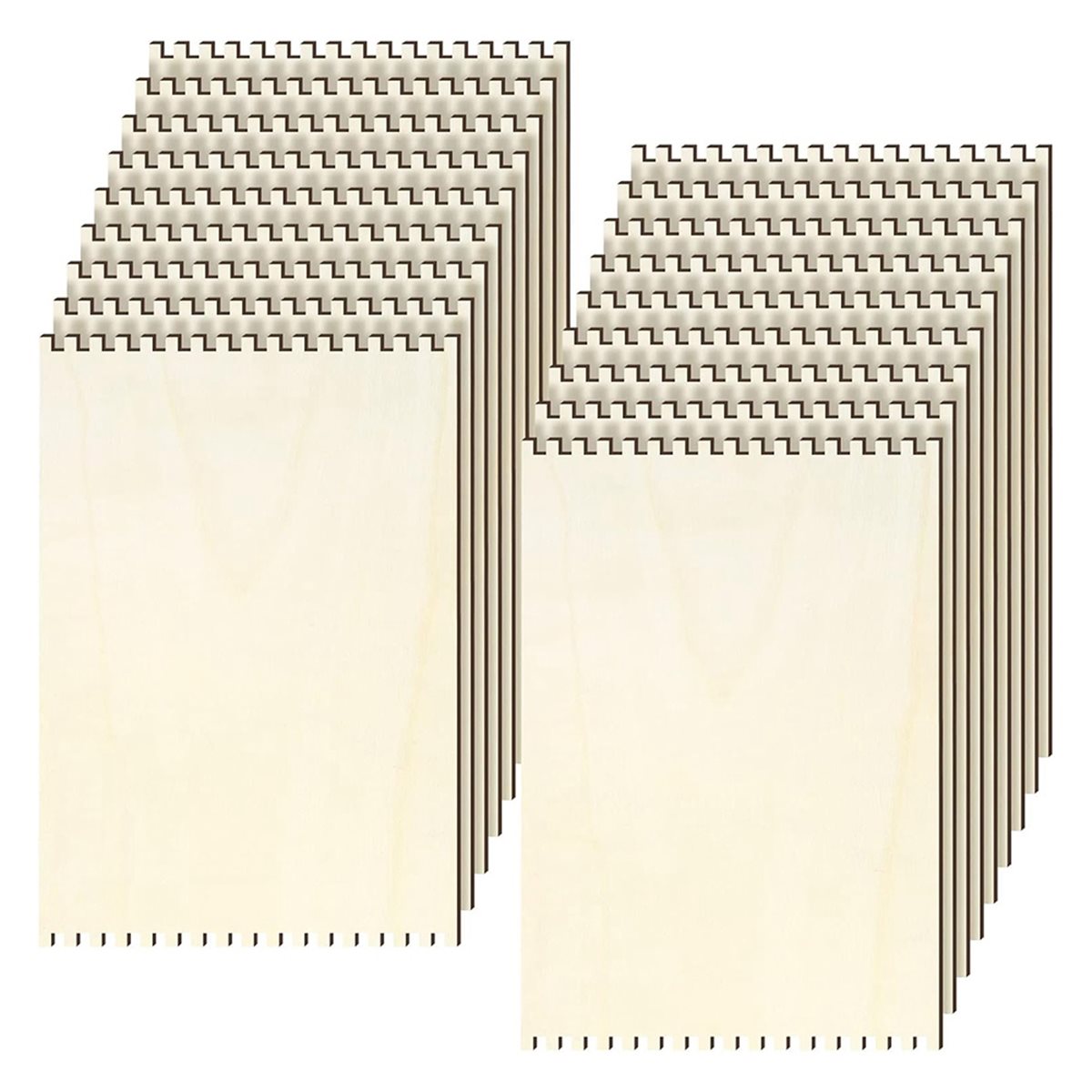 18 Pcs Beginners Wooden Notche - Art Craft Wood recension och pris