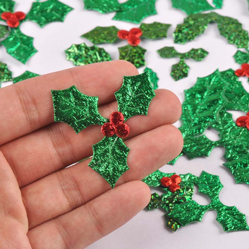 100Pcs 25-60mm Christmas Tree  - Art Craft New Year recension och pris