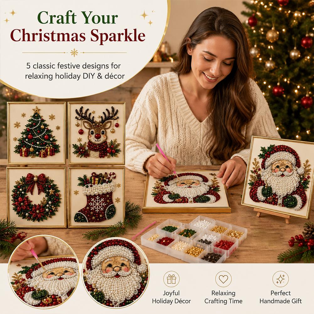 Christmas Santa Claus Pearl Ar - Art Craft Resin recension och pris