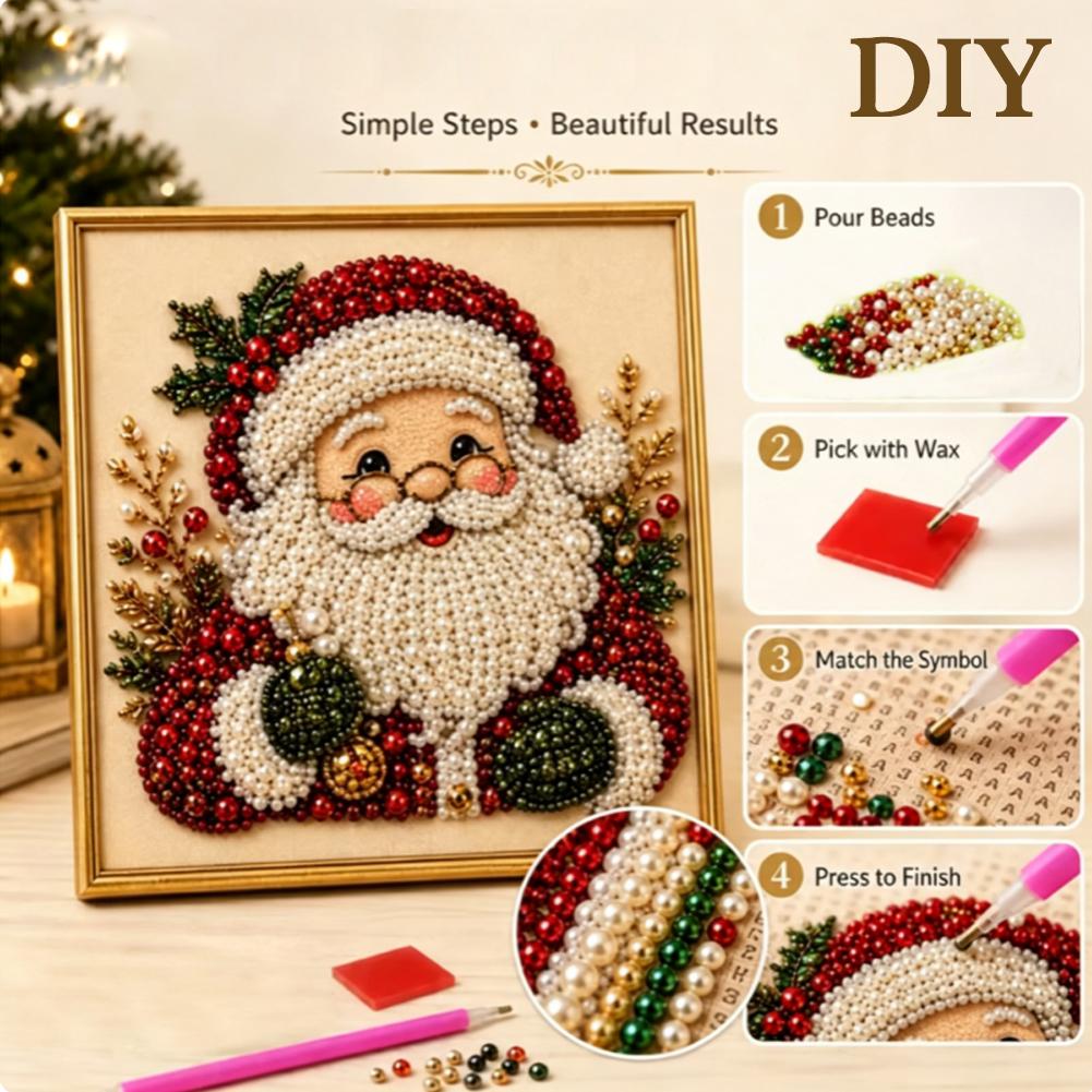Christmas Santa Claus Pearl Ar - Art Craft Resin recension och pris