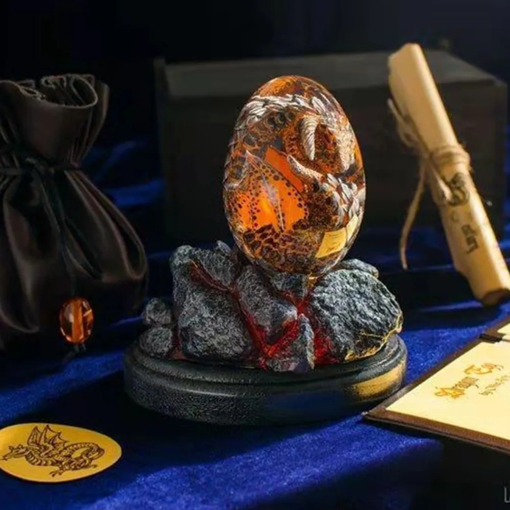 Lava Dragon Egg Statue With St - Art Craft Easter recension och pris