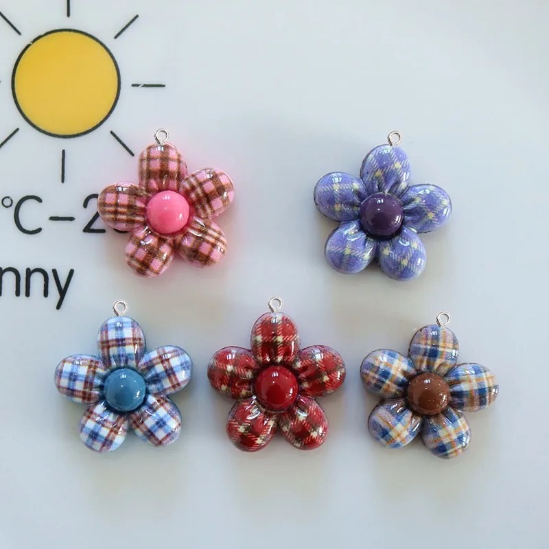 10Pcs Sweet Flower Planar Resi - Art Craft Resin recension och pris