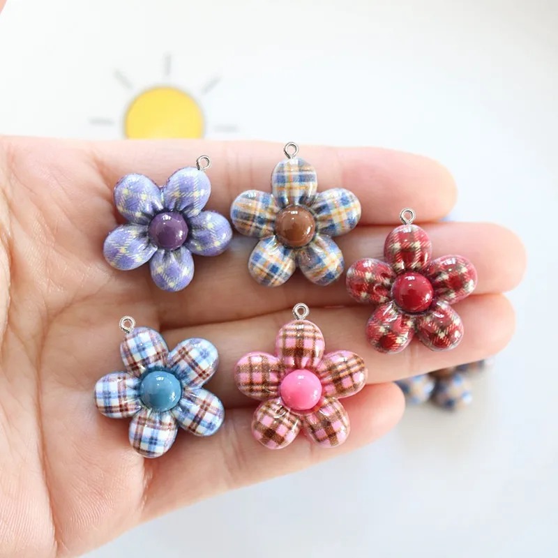 10Pcs Sweet Flower Planar Resi - Art Craft Resin recension och pris