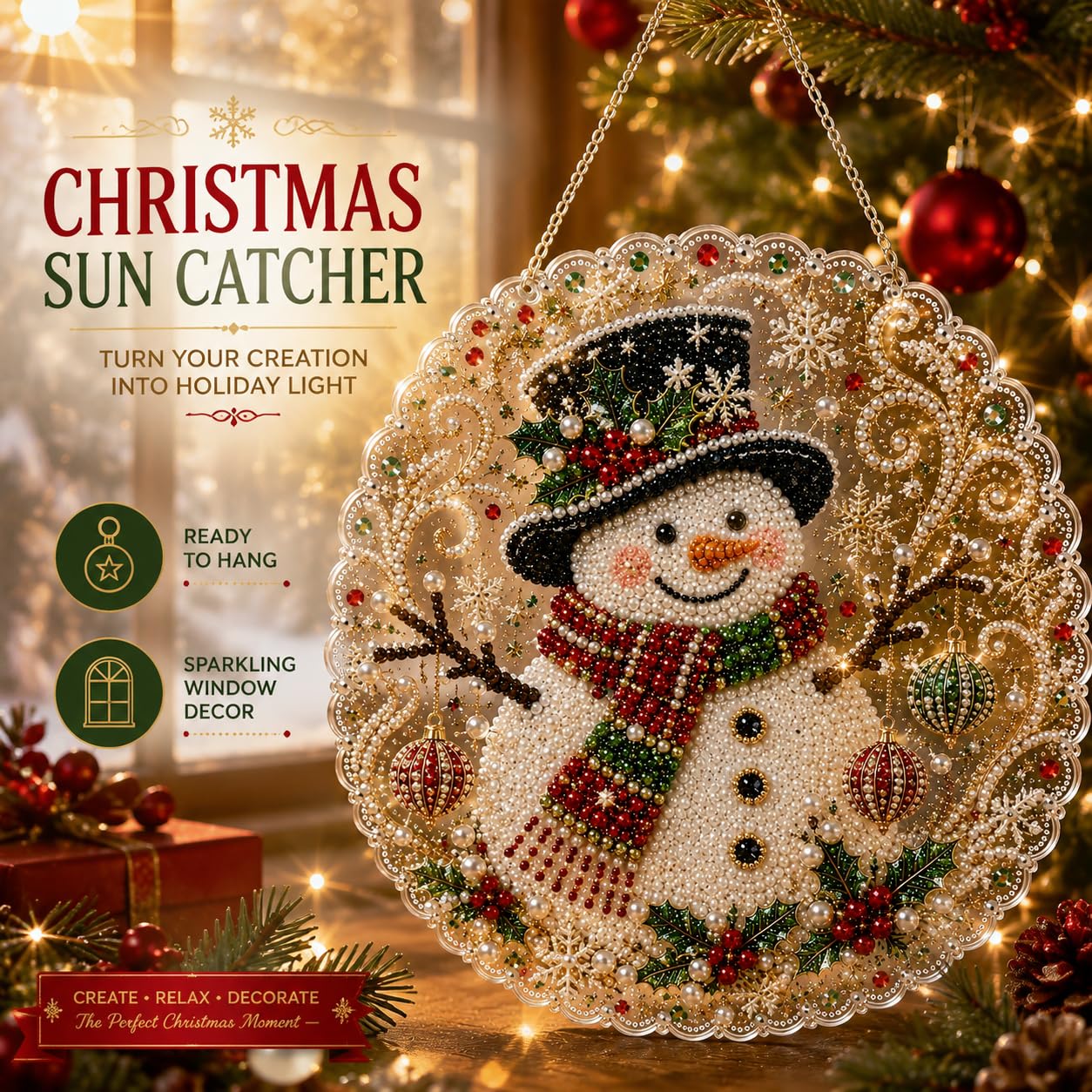 Christmas Pearl Diamond Painti - Art Craft For Christmas recension och pris