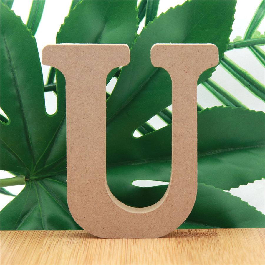 1pc 10cm Wood Color Wooden Let - Letter S Art Craft recension och pris