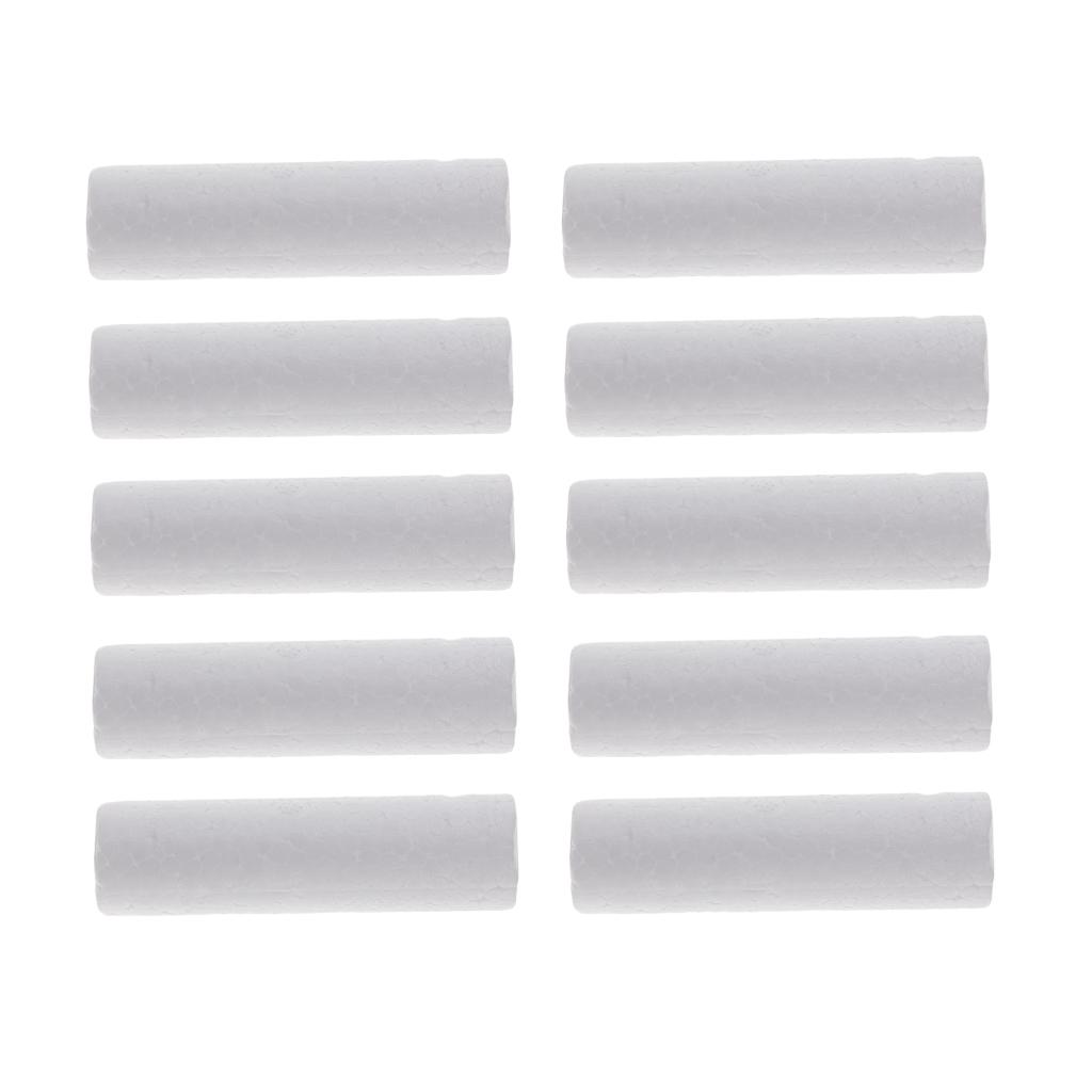 10 Pieces Blank White Cylinder - Art Craft For Christmas recension och pris