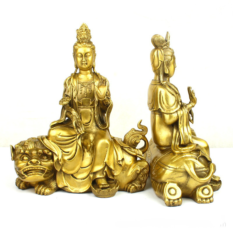 Manjushri Samantabhadra Buddha - Art Craft Lion recension och pris