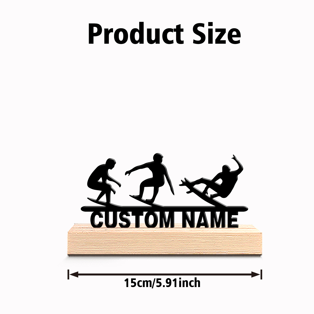 1pc Fashion Skateboard boy Cus - Art Craft Wood recension och pris