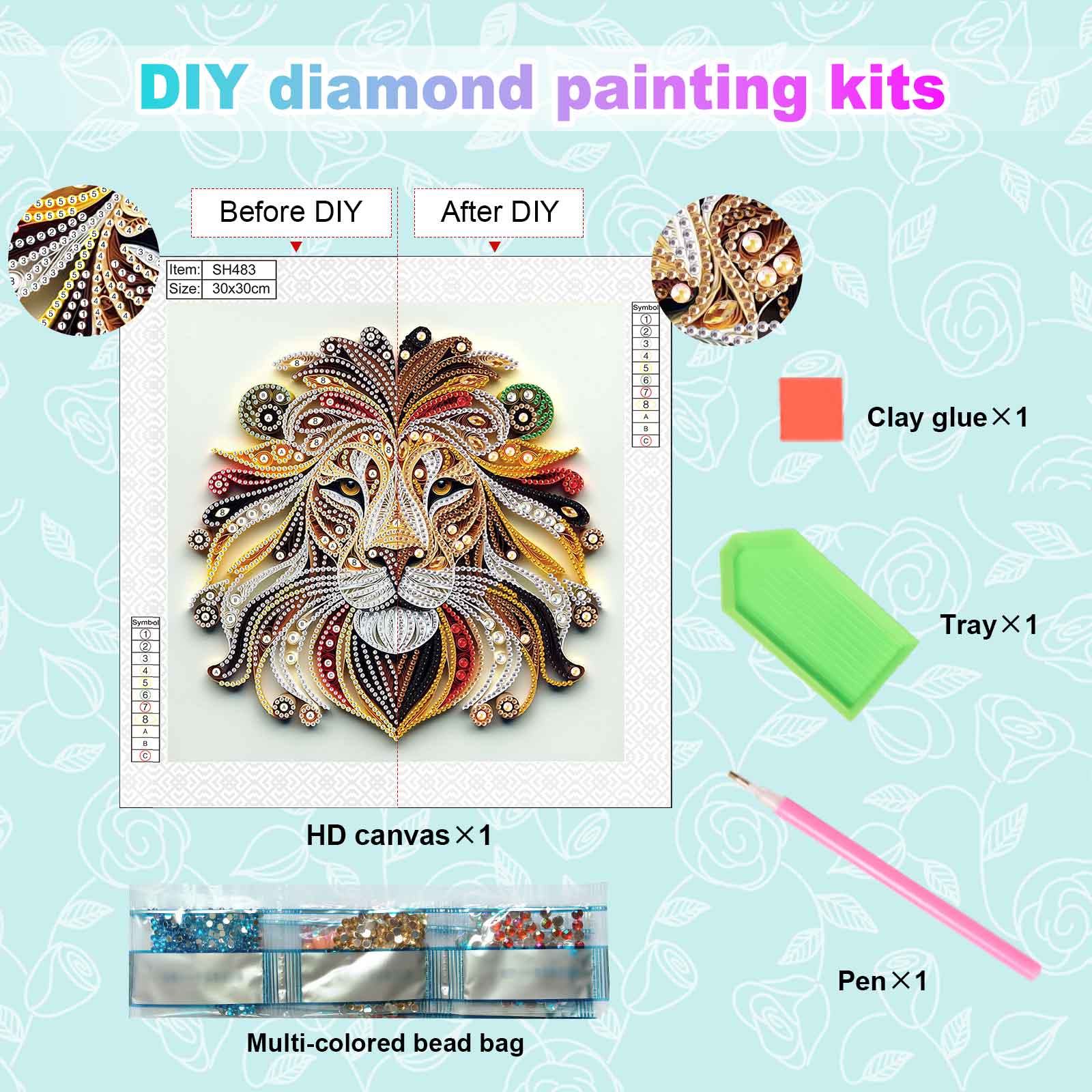 Special Shape Diamond Kits for - Art Craft Lion recension och pris