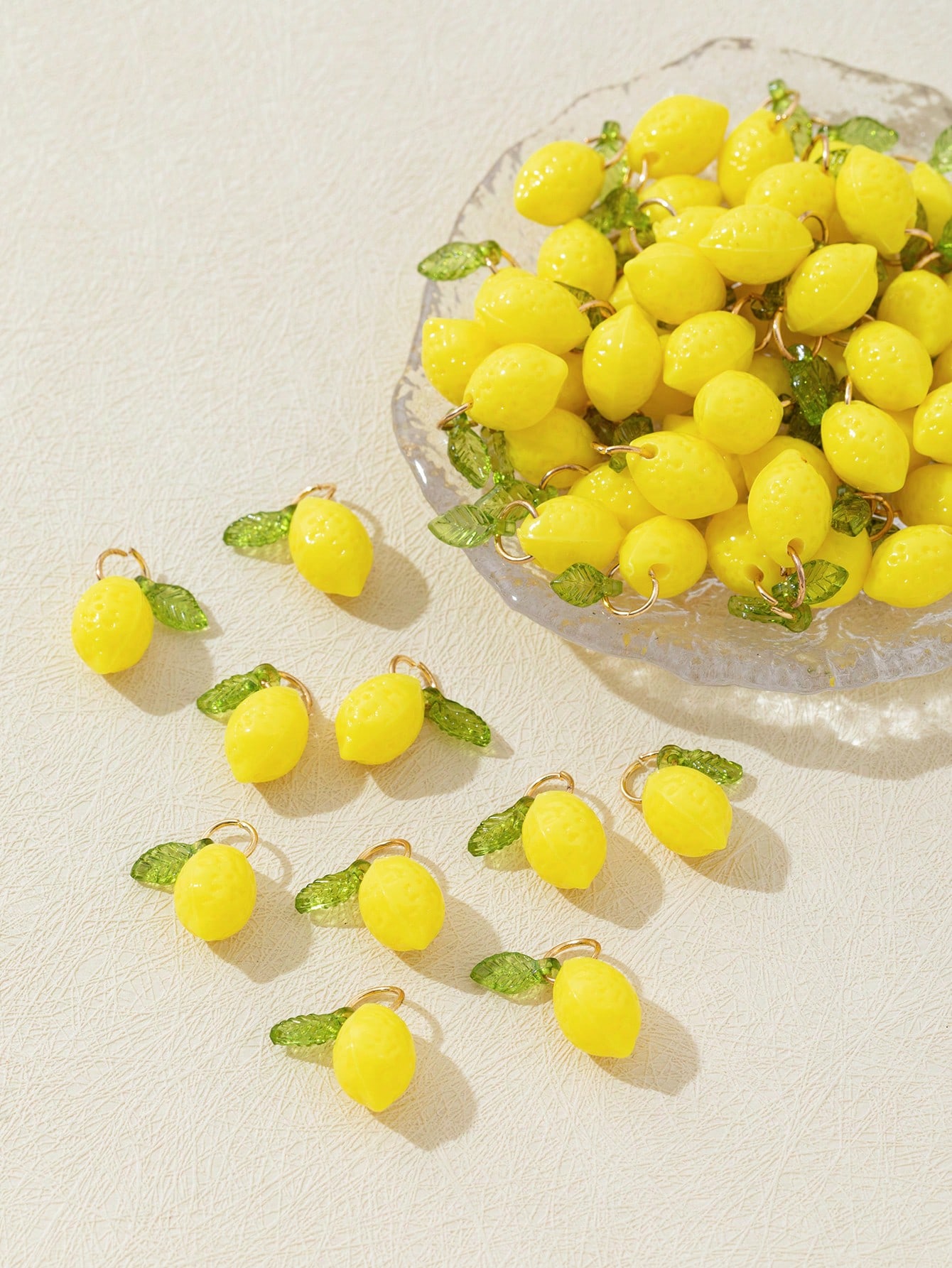 10Pcs 3D Lemon Resin Charms Pe - Art Craft Resin recension och pris