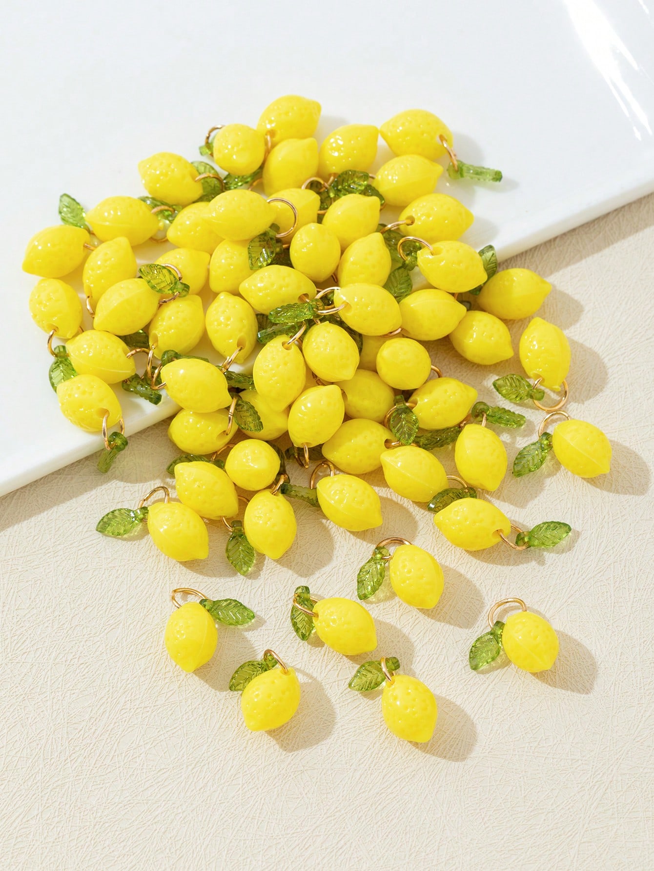 10Pcs 3D Lemon Resin Charms Pe - Art Craft Resin recension och pris