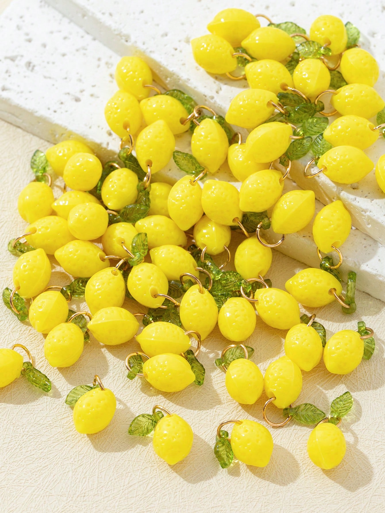 10Pcs 3D Lemon Resin Charms Pe - Art Craft Resin recension och pris