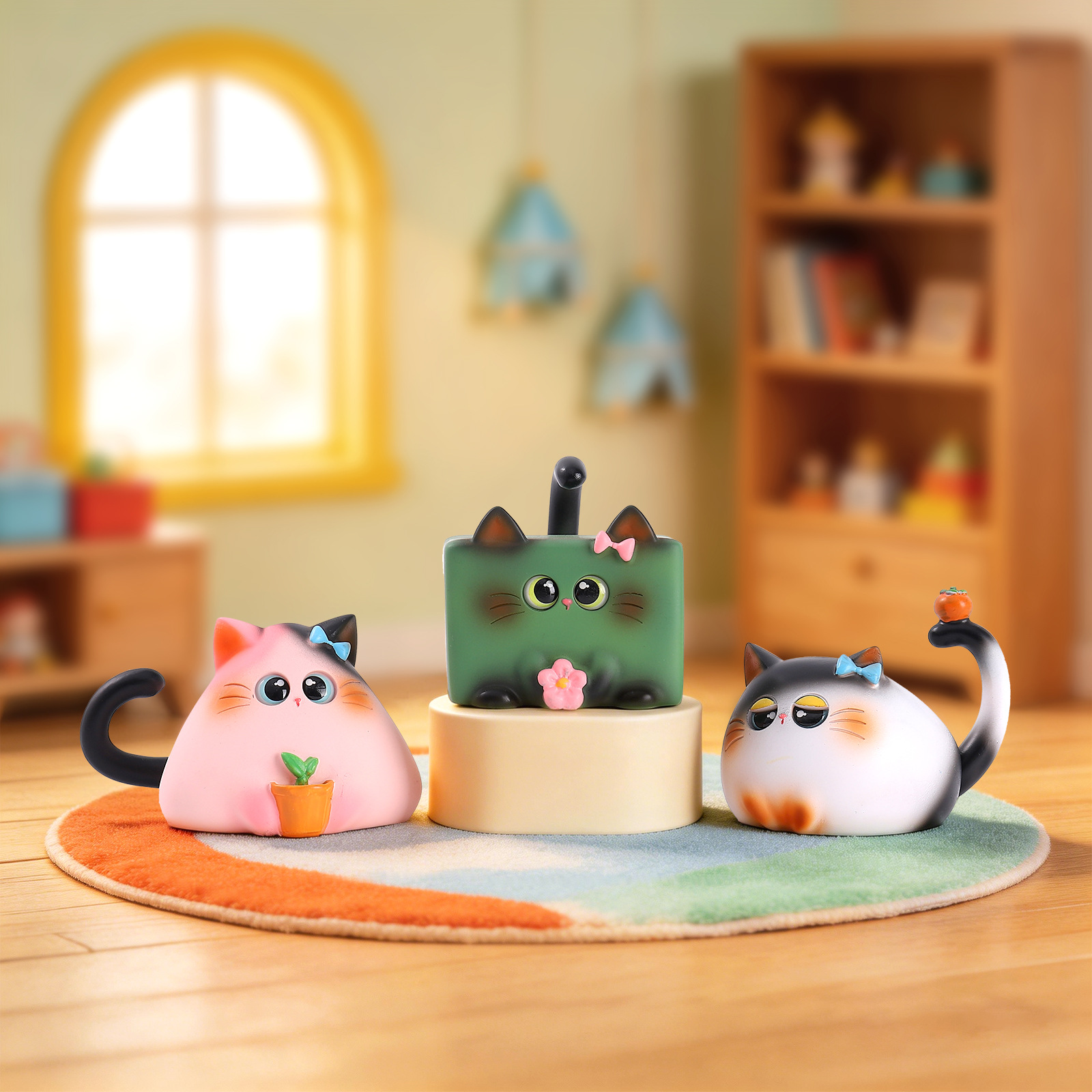 Blind Box Cat Figurine Resin C - Art Craft Website recension och pris