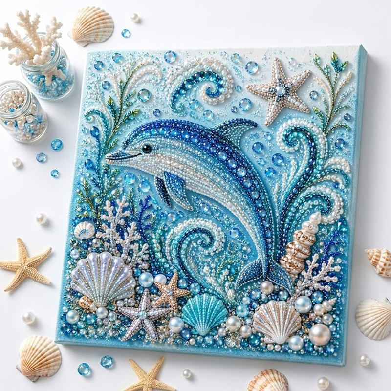 Ocean Theme Pearl Art DIY Kit  - Art Craft Website recension och pris