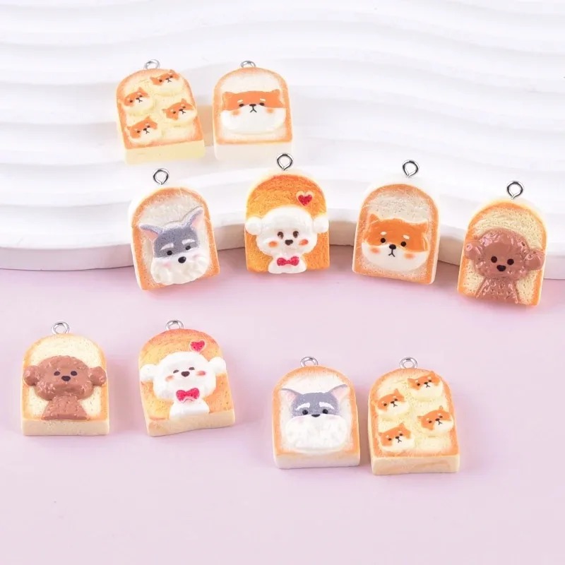 10Pcs Cute Toast Dog Resin Pen - Art Craft Resin recension och pris