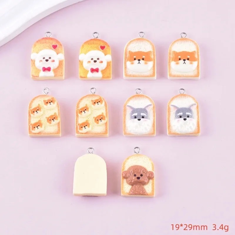 10Pcs Cute Toast Dog Resin Pen - Art Craft Resin recension och pris