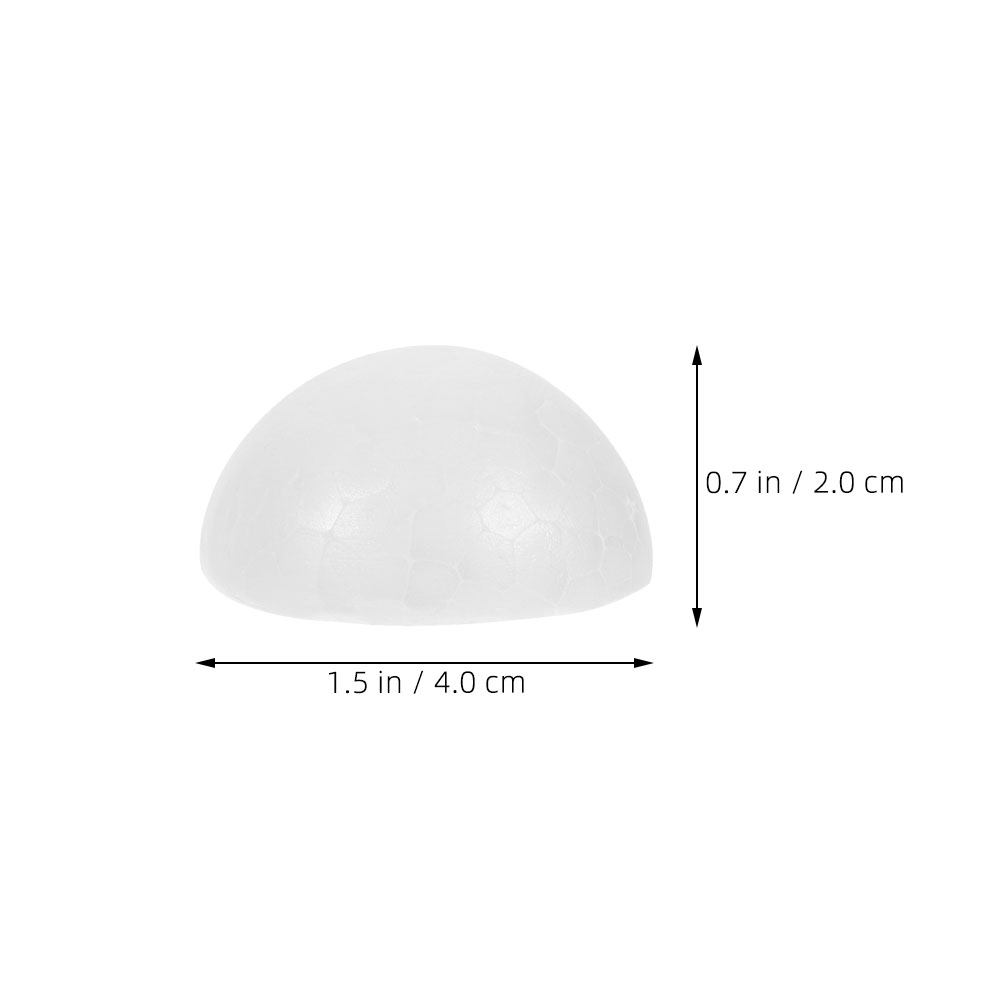 100Pcs Polystyrene Foam White  - Art Craft For Christmas recension och pris