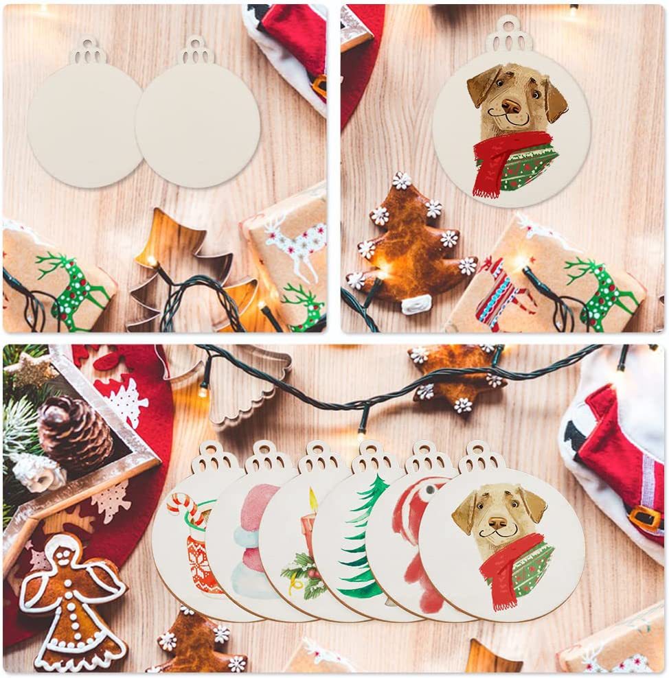 10/20/50Pcs DIY Wooden Christm - Art Craft Website recension och pris