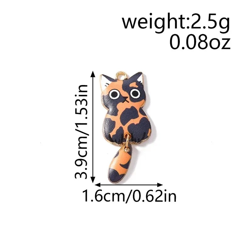 10Pcs 16×39mm Cute Cartoon Cat - Art Craft Resin recension och pris