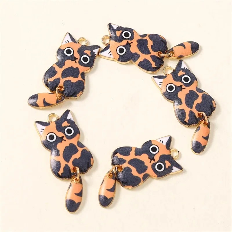 10Pcs 16×39mm Cute Cartoon Cat - Art Craft Resin recension och pris