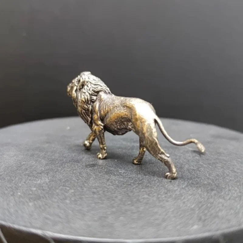 Mini Solid Brass Lion Sculptur - Art Craft Lion recension och pris