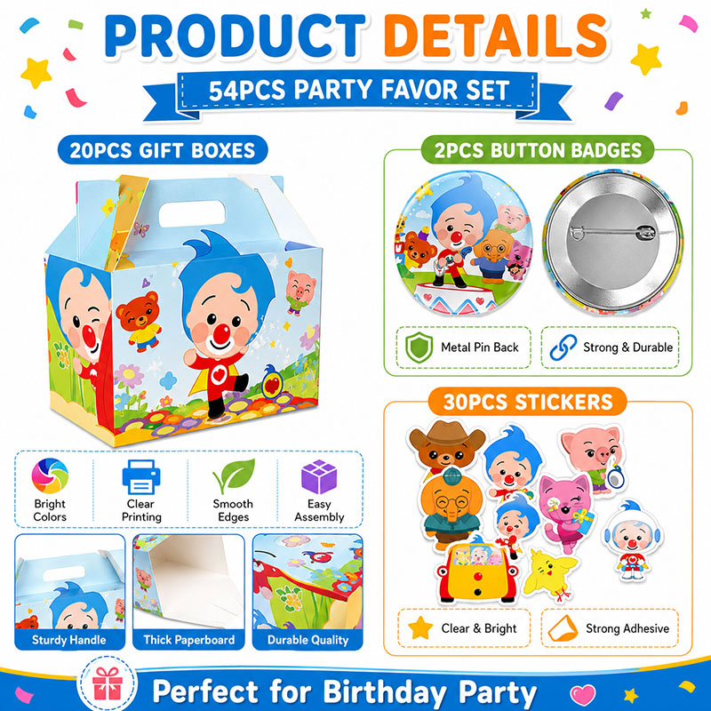 Clown Cartoon Pattern Paper Bo - Art Craft Easter recension och pris