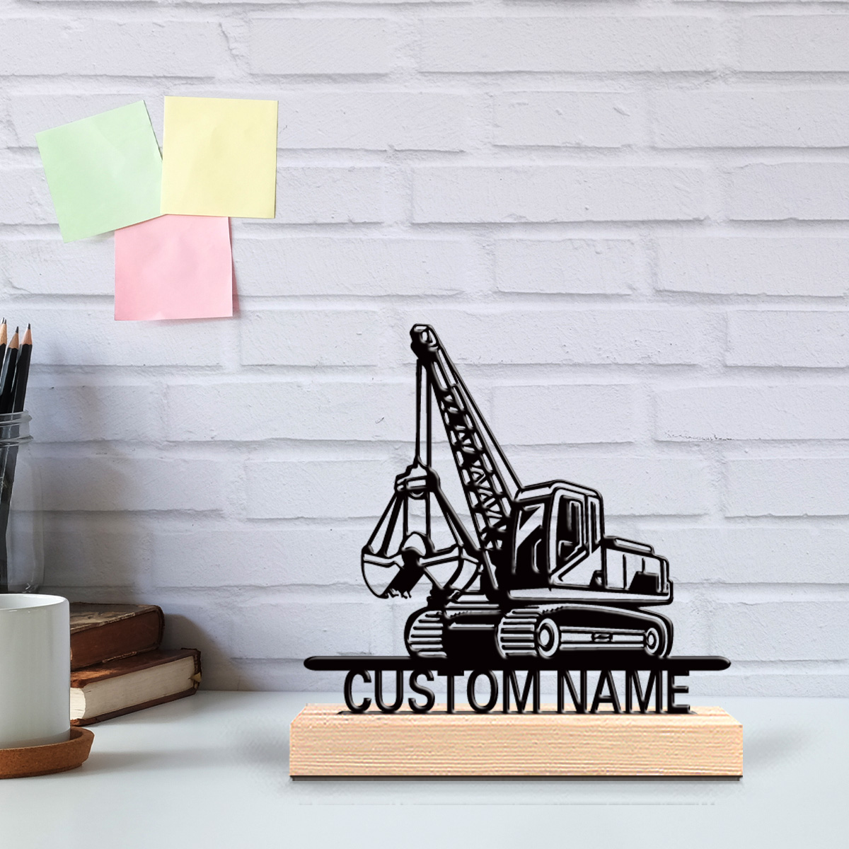 1pc tractor Customized Letter  - Art Craft Wood recension och pris