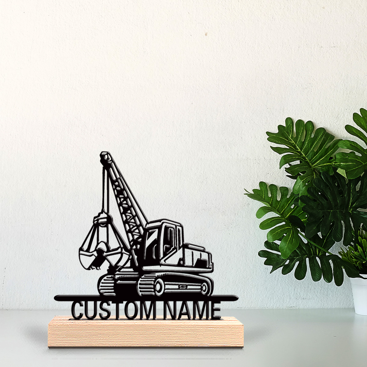1pc tractor Customized Letter  - Art Craft Wood recension och pris