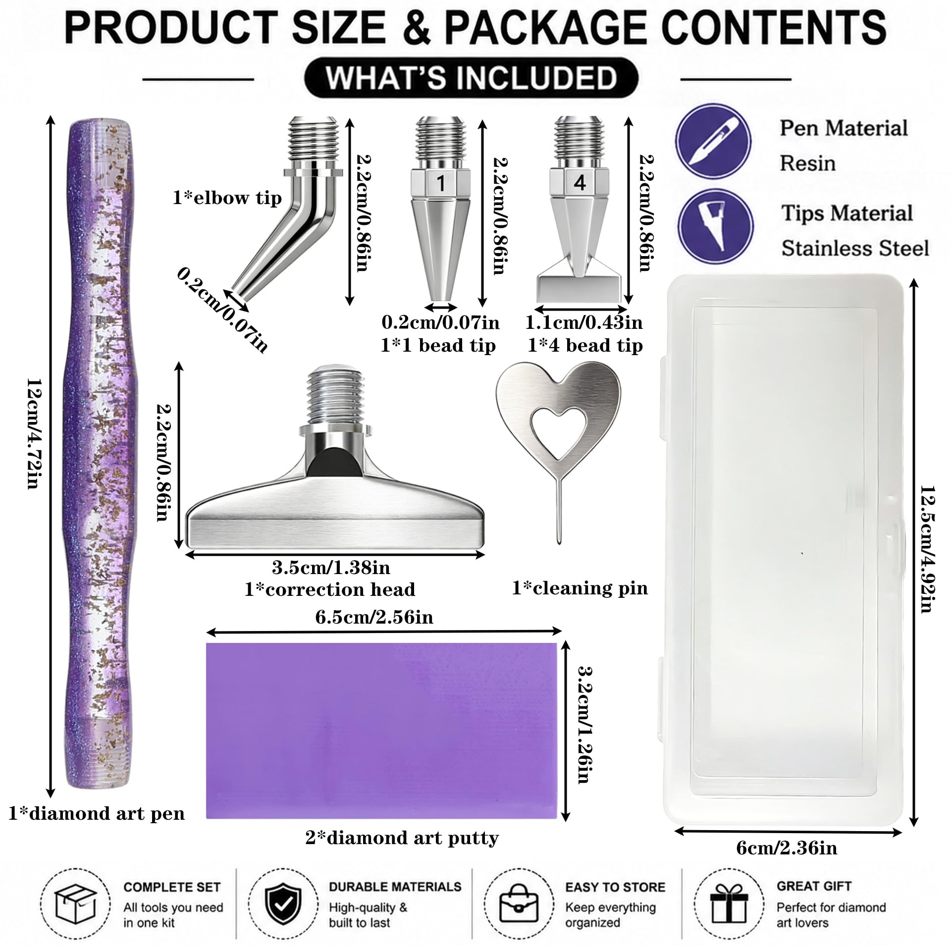 Diamond painting art pen, with - Art Craft Resin recension och pris