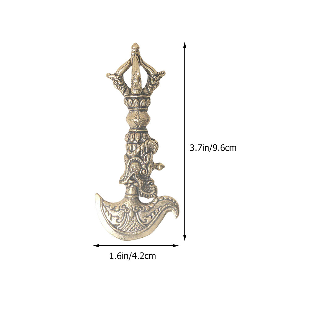 Mini Vajra Pestle Brass Orname - Art Craft Home recension och pris