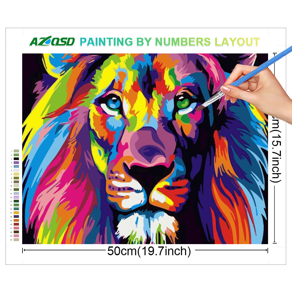 AZQSD Adult Paint By Numbers A - Art Craft Lion recension och pris