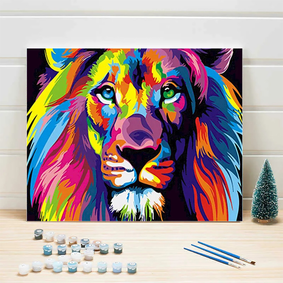 AZQSD Adult Paint By Numbers A - Art Craft Lion recension och pris