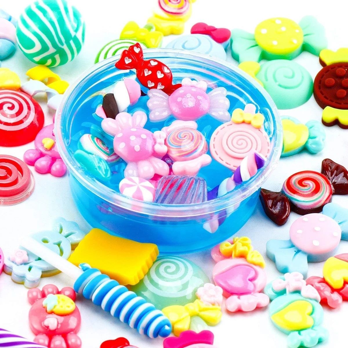 30pcs Random Candy Slime Charm - Art Craft Resin recension och pris