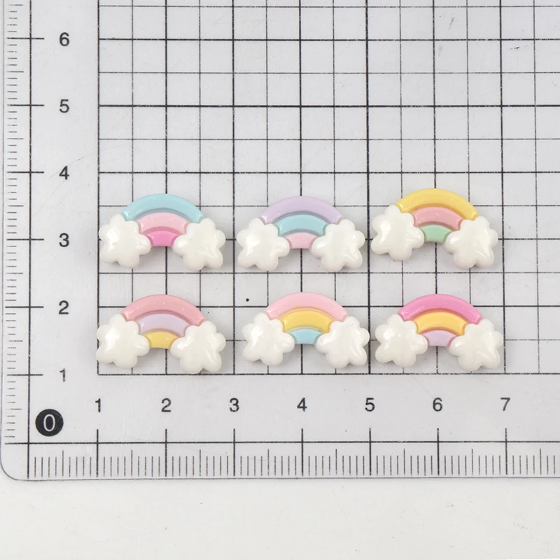30Pcs/300pcs Mini Resin Rainbo - Art Craft Rainbow recension och pris
