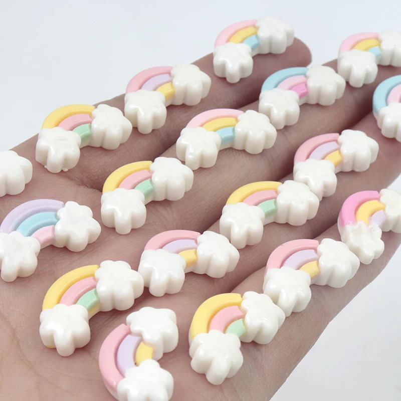 30Pcs/300pcs Mini Resin Rainbo - Art Craft Rainbow recension och pris
