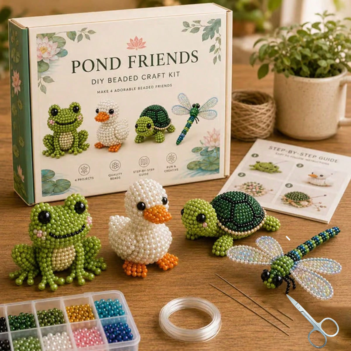 Mini 3D Beaded Animal DIY Kit, - Art Craft Website recension och pris