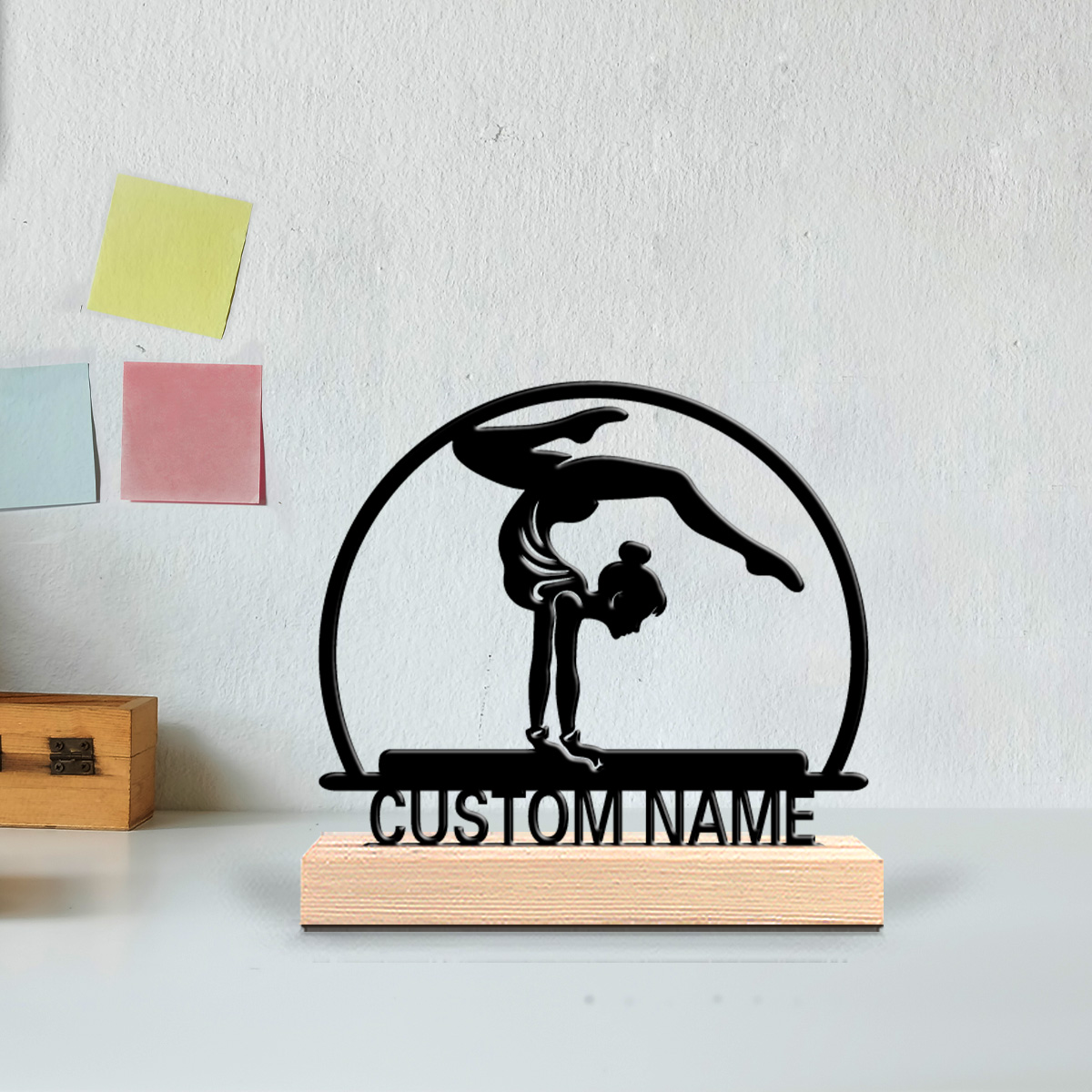 1pc Creative yoga Personalized - Art Craft Names recension och pris