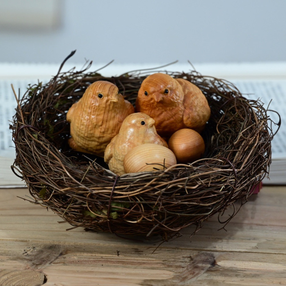 1Set Small Chick Sculpture Nat - Art Craft Room Ideas recension och pris