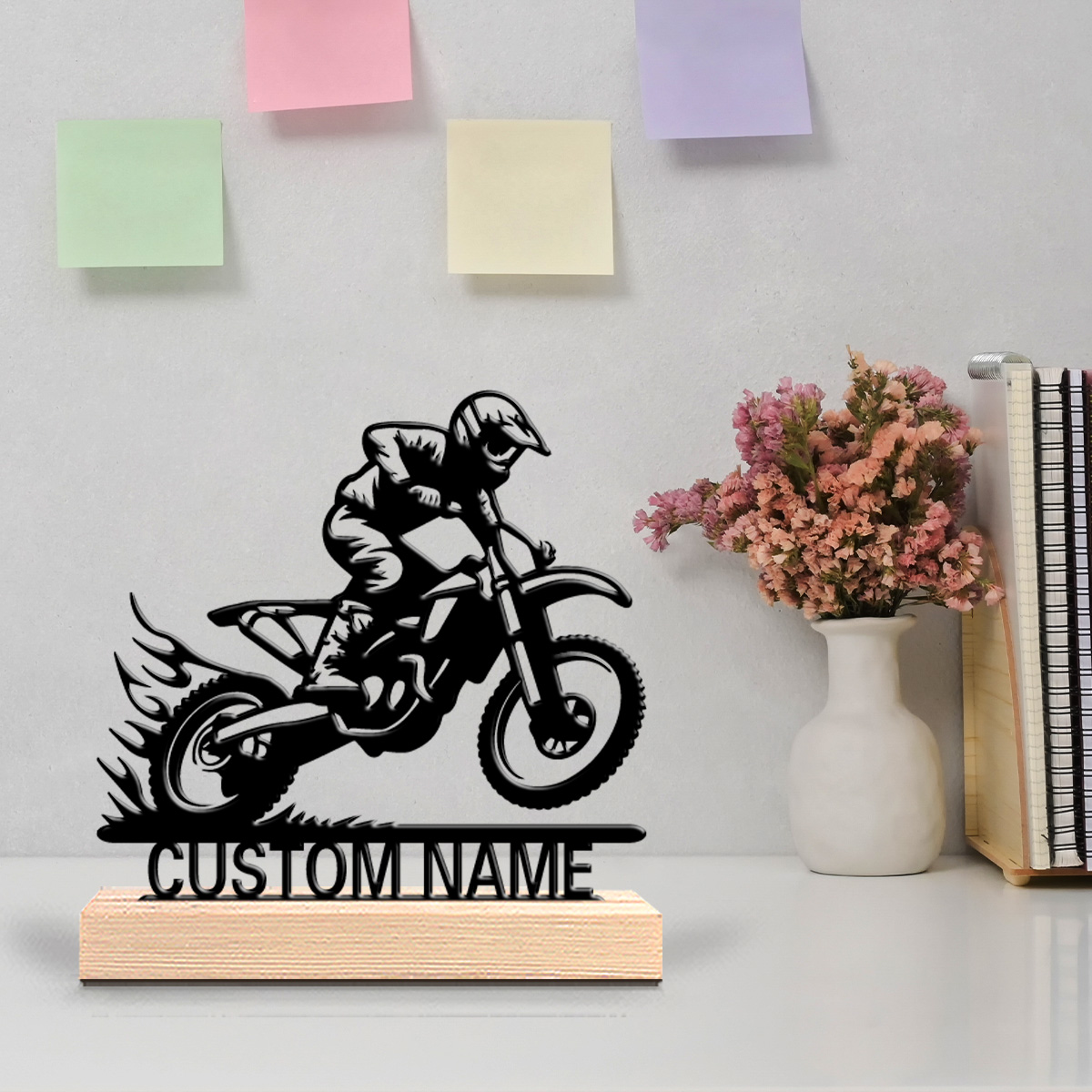 1pc Simple Motorcyclist Custom - Art Craft Names recension och pris