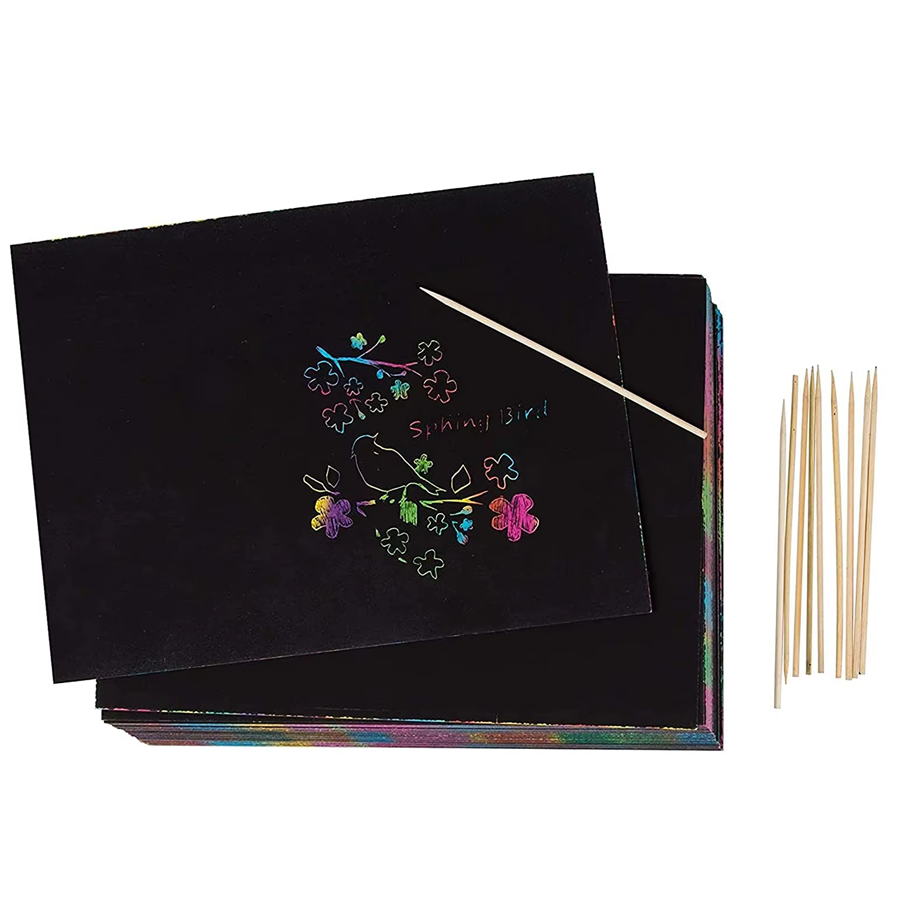 10/30pcs Rainbow Scratch Paper - Art Craft Rainbow recension och pris