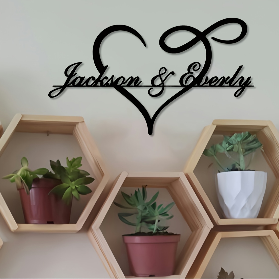 1 Piece of Custom Metal Wall A - Art Craft Room Ideas recension och pris