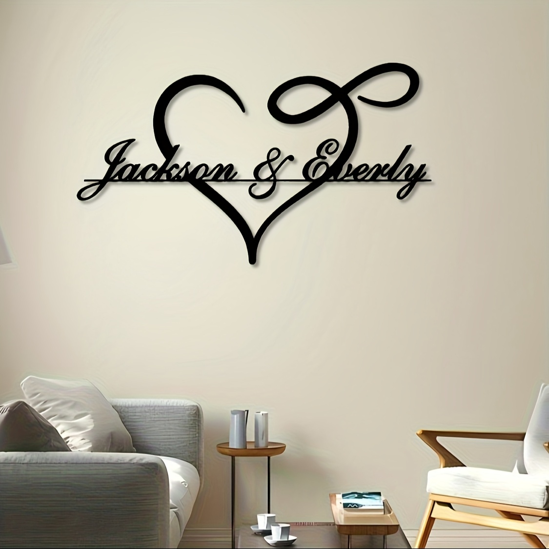 1 Piece of Custom Metal Wall A - Art Craft Room Ideas recension och pris