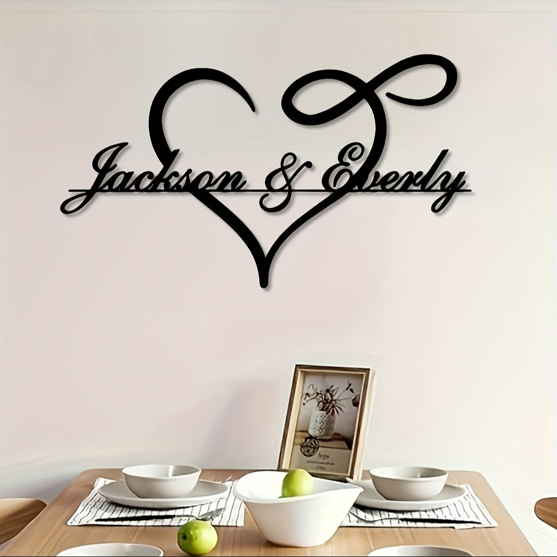 1 Piece of Custom Metal Wall A - Art Craft Room Ideas recension och pris