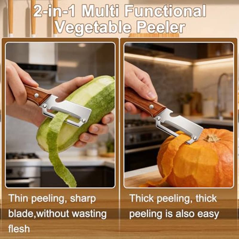 Stainless Steel Kitchen Peeler - Art Craft Wood recension och pris
