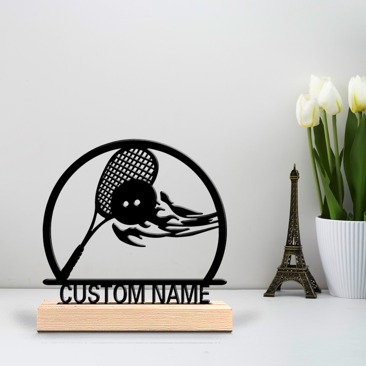 1pc Fashion Tennis Custom Name - Art Craft Names recension och pris