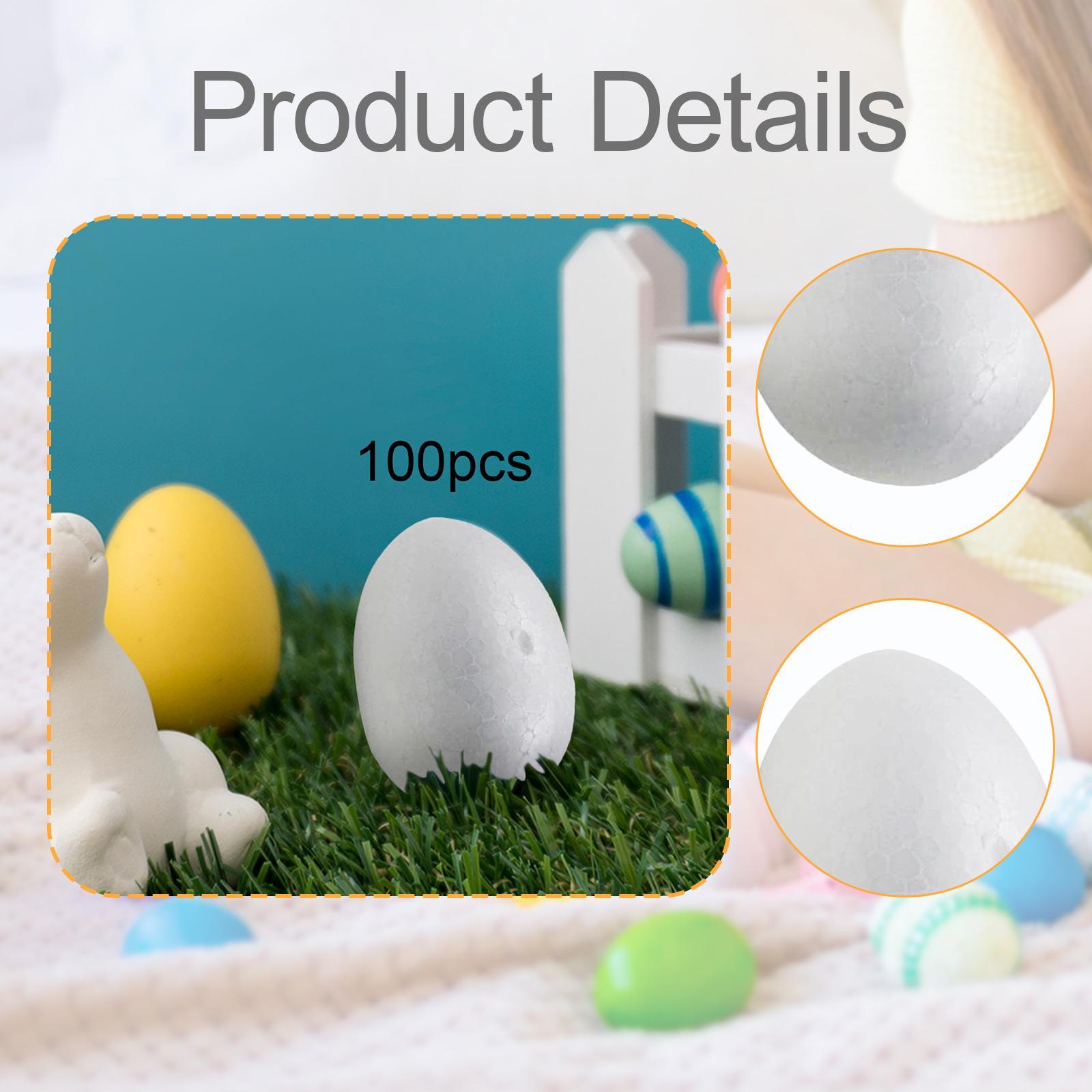Foam Easter Eggs White Craft D - Art Craft Easter recension och pris