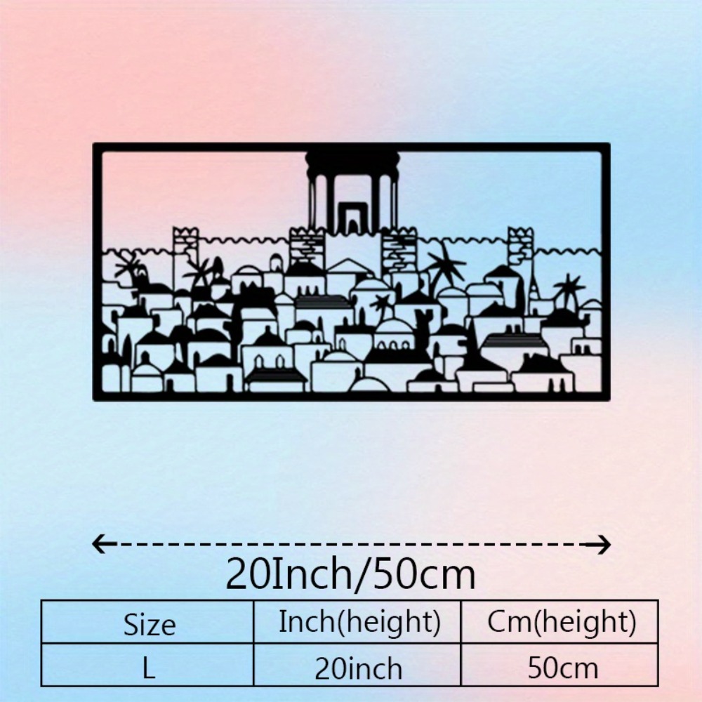 CIFBUY Metal Wall Art Jerusale - Art & Craft On Wild Animals For Preschoolers recension och pris